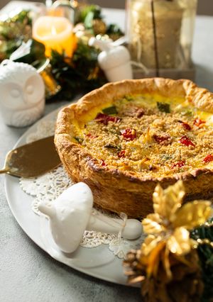 しらすのクリスマスキッシュ☆-レシピのメイン写真
