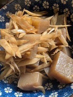 とっても簡単★ゴボウとこんにゃくの炒め煮-レシピのメイン写真