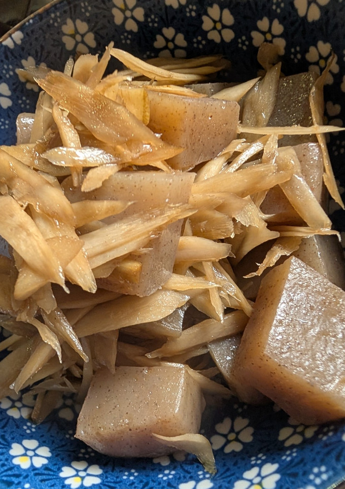 とっても簡単★ゴボウとこんにゃくの炒め煮-レシピのメイン写真