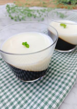 斜めがおしゃれなゼリー♪コーヒー＆ミルク-レシピのメイン写真