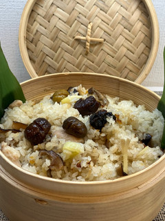 参鶏湯風薬膳おこわ♪-レシピのメイン写真