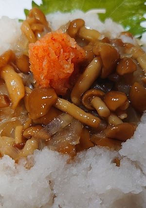 超美味しい！♫玉ねぎなめこおろし冷そば♫-レシピのメイン写真