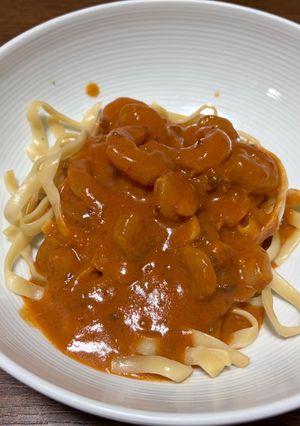 トマトクリームパスタ-レシピのメイン写真