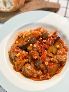 鶏肉のトマトチーズ煮込み-レシピのメイン写真