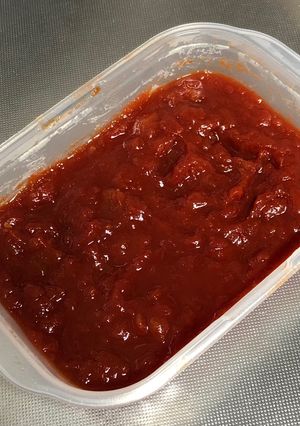 カットトマト缶で作る真っ赤なトマトジャム-レシピのメイン写真