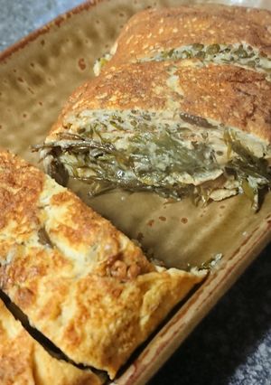 トロ＆シャキなまつものふわふわの卵焼き-レシピのメイン写真