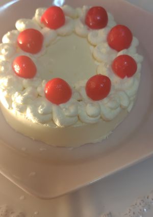 日本酒香るチェリーレアチーズケーキ-レシピのメイン写真