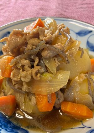 こっくり濃い味付けのウマウマ肉じゃが-レシピのメイン写真