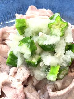 初夏の一品、万能薬味♡オクラのおろし和え-レシピのメイン写真