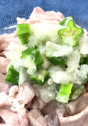 初夏の一品、万能薬味♡オクラのおろし和え-レシピのメイン写真