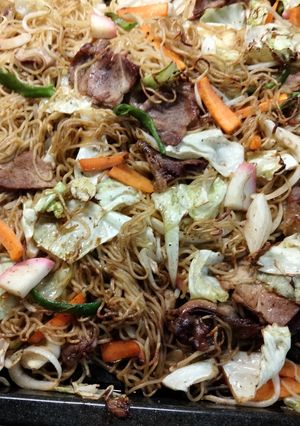 ♡天板で作る野菜たっぷり焼きそば♡-レシピのメイン写真