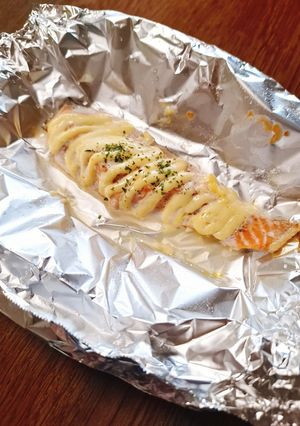 簡単♪鮭のマヨホイル焼き-レシピのメイン写真