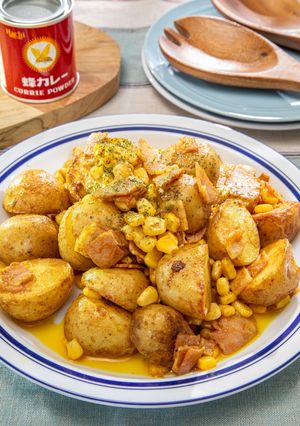 新じゃがとベーコンのカレーマヨソテー-レシピのメイン写真
