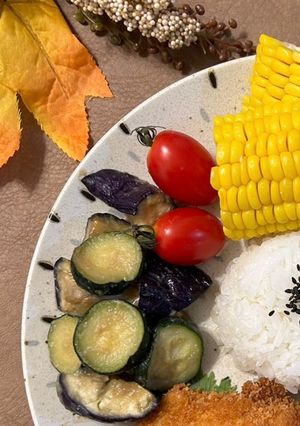 茄子とズッキーニの味噌炒め-レシピのメイン写真