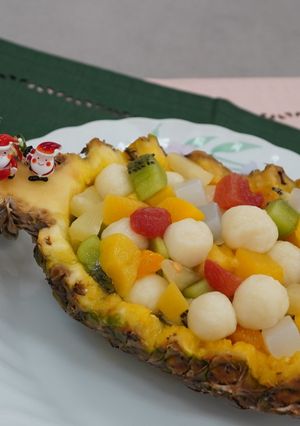 パイナップルボート-レシピのメイン写真