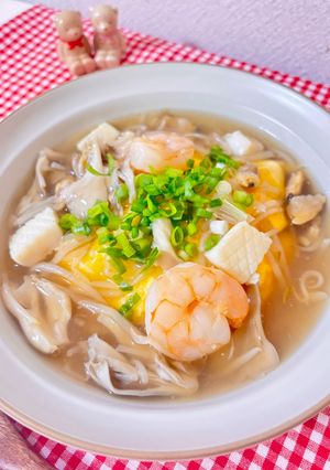 一人暮らし男子必見👦🏻シーフードあんかけ丼-レシピのメイン写真