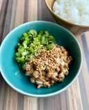 父親の好きな納豆の食べ方②野沢菜混ぜ