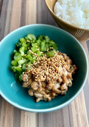 父親の好きな納豆の食べ方②野沢菜混ぜ-レシピのメイン写真