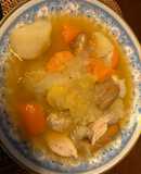 じゃが芋玉ねぎ人参と鶏ササミのじっくり煮