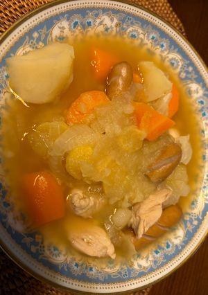 じゃが芋玉ねぎ人参と鶏ササミのじっくり煮-レシピのメイン写真