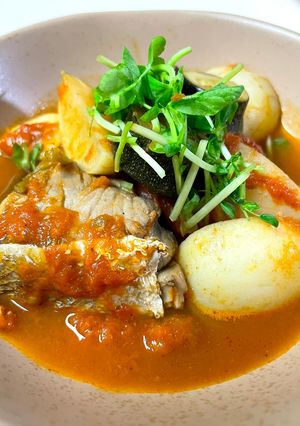 ブリとカブのトマト煮込み-レシピのメイン写真