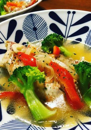 赤魚と彩野菜のコンソメスープ煮-レシピのメイン写真