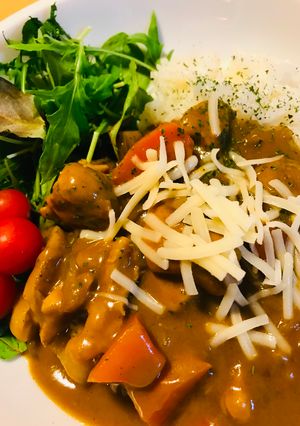 アレンジ●中濃ソースのチーズチキンカレー-レシピのメイン写真