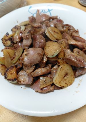 にんにく砂肝炒め-レシピのメイン写真