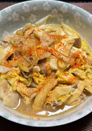 豚バラと揚げの卵とじ😃-レシピのメイン写真