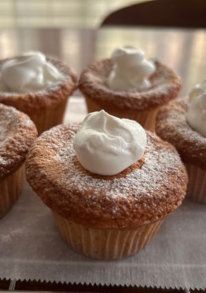 米粉で簡単　カップシフォンケーキ-レシピのメイン写真