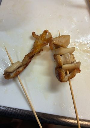 鶏皮エリンギ串-レシピのメイン写真