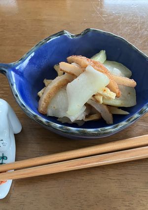 ユウガオの胡麻油炒め-レシピのメイン写真