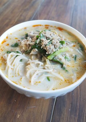 《汁物》そうめん入り坦々スープ-レシピのメイン写真