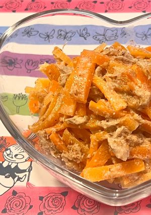 作り置き♡弁当♡人参ツナマヨ胡麻サラダ-レシピのメイン写真
