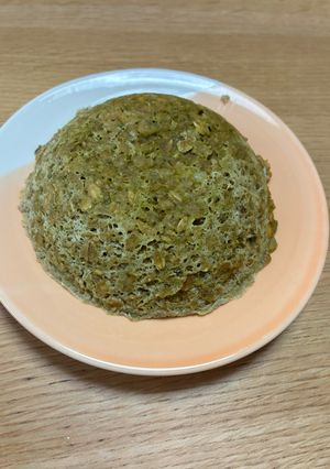 オートミール抹茶蒸しパン　砂糖、油不使用-レシピのメイン写真