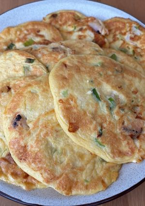 お豆腐入りの明石焼き風オムレツ!-レシピのメイン写真