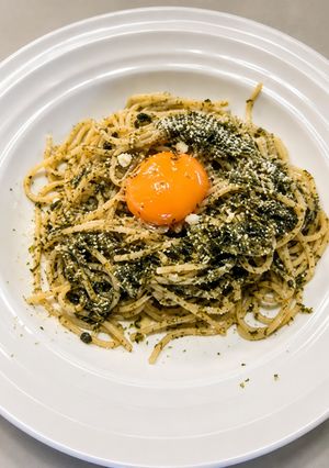 海苔チーズスパゲティ-レシピのメイン写真