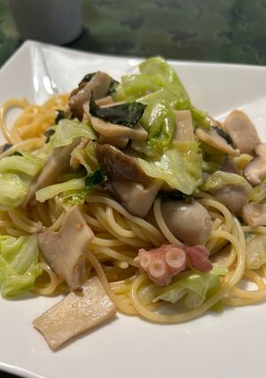 たことウインナーのパスタ-レシピのメイン写真