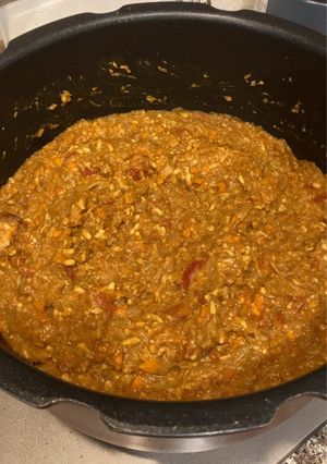 冷凍鶏むね挽肉で作る無水ドライカレー-レシピのメイン写真