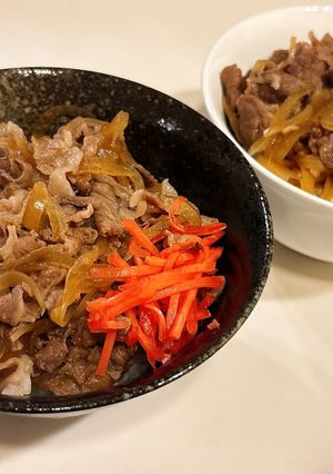 高級肉で本気の牛丼（黒毛和牛A5使用）-レシピのメイン写真