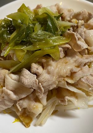 蒜泥白肉 スワンニーパイロウ 冷しゃぶ-レシピのメイン写真