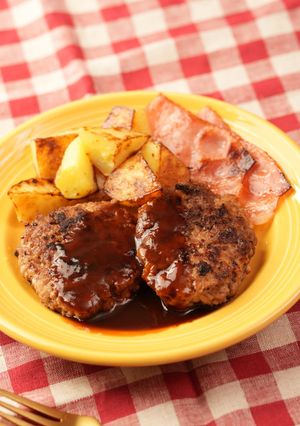 簡単★つなぎなし★バーベキューハンバーグ-レシピのメイン写真