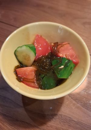 和えるだけ！きゅうりとトマトのもずく和え-レシピのメイン写真
