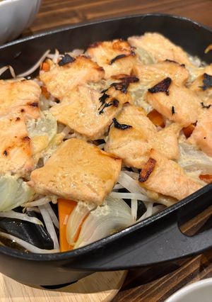 簡単美味なサーモンのちゃんちゃん焼き-レシピのメイン写真