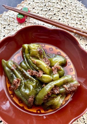 まるごとピーマンの煮浸し-レシピのメイン写真