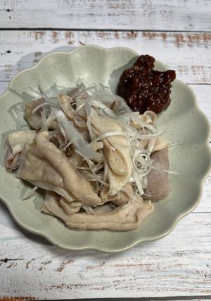 おつまみ豚ガツの辛みそ-レシピのメイン写真