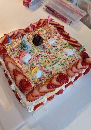 天板スポンジケーキ-レシピのメイン写真