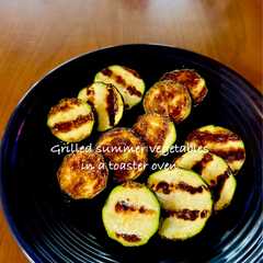 รูปของ トースターで夏野菜のグリル
