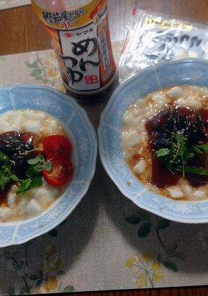 ヘルシーに！とろろ芋に鰹の漬けonにも！-レシピのメイン写真