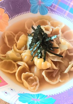 時短！簡単！ぽかぽかスープパスタ-レシピのメイン写真